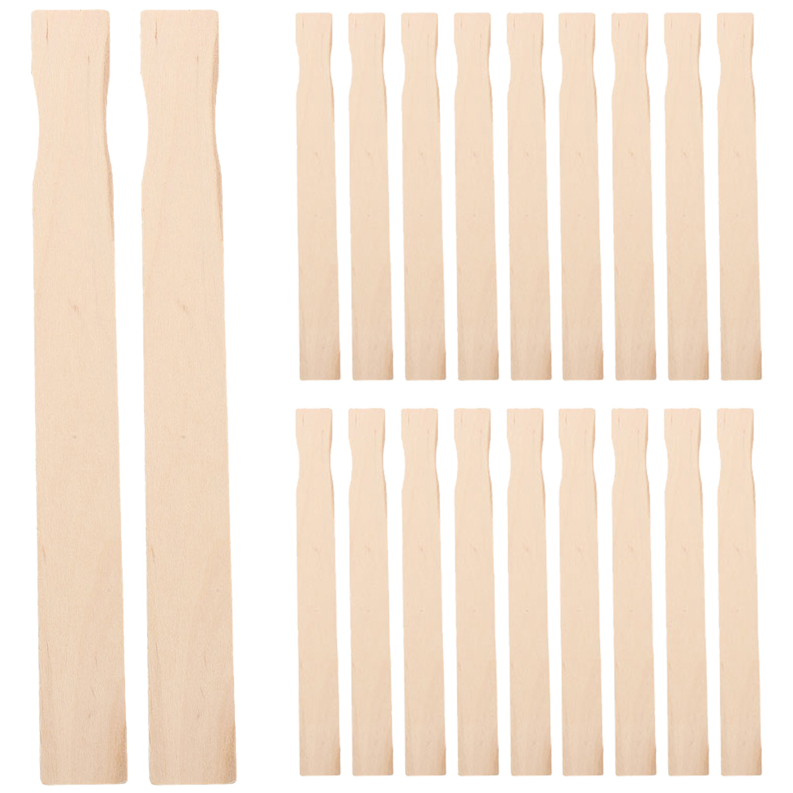 Craft Tools - ไม้คนสีไม้เบิร์ช 50 ชิ้น สำหรับผสมสี อีพ็อกซี่ งานฝีมือ