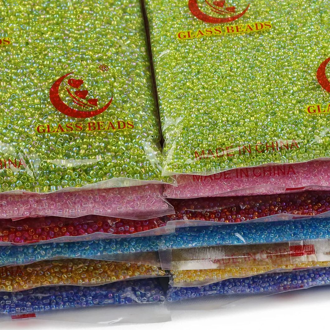 ลูกปัดเม็ดกระจกโปร่งแสงสีเอบี4 - Glass Seed Beads 2Mm Jewelry Making บทวิจารณ์และราคา