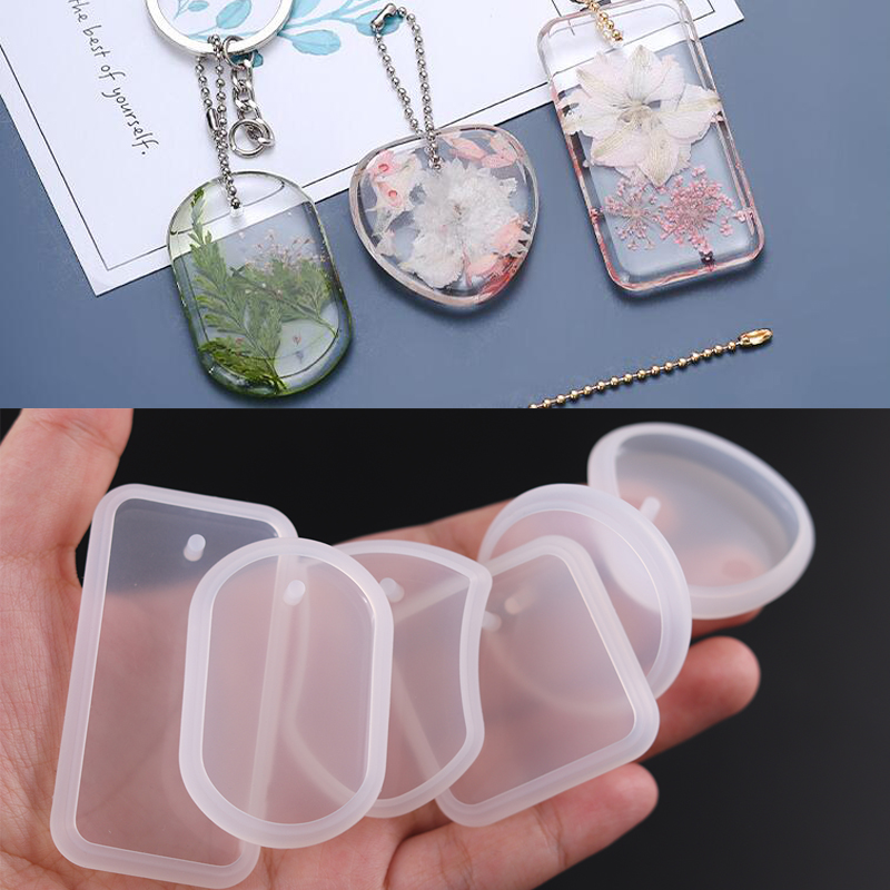 1PC DIY พวงกุญแจจี้ชุดแม่พิมพ์ - Silicone Epoxy Resin Molds Set บทวิจารณ์และราคา
