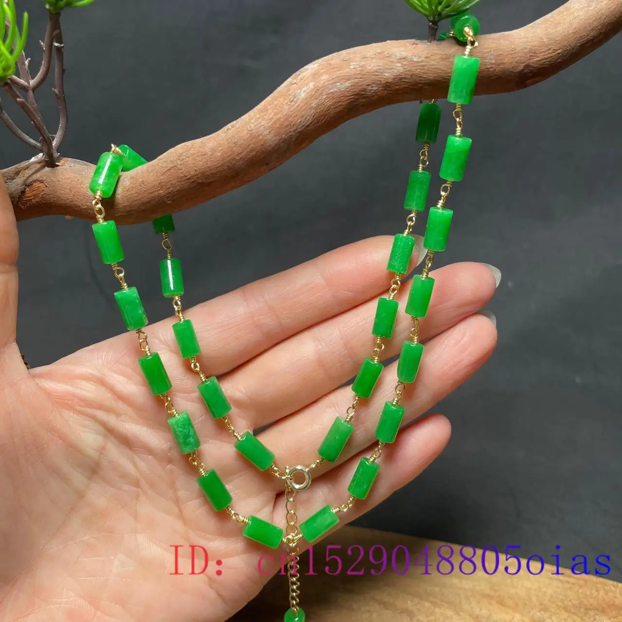 สร้อยคอหยกเขียวประดับลูกปัดสไต - Beading บทวิจารณ์และราคา