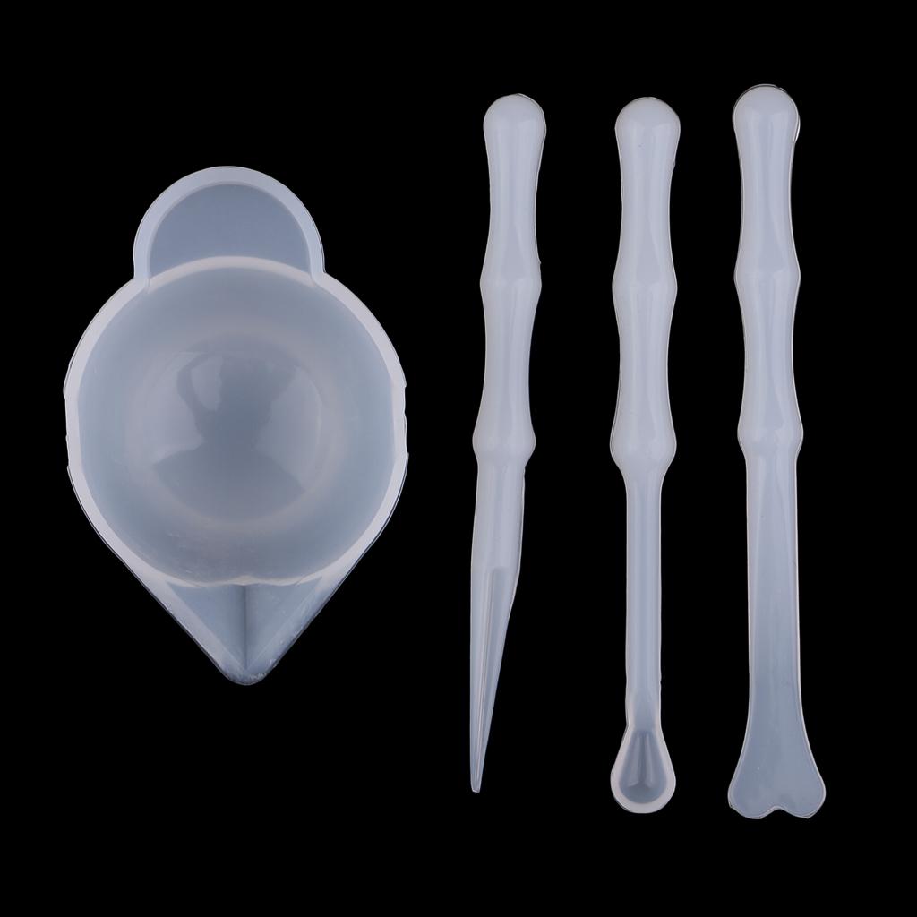 ชุดอุปกรณ์แม่พิมพ์เรซิน ถ้วยผส - Silicone Epoxy Resin Molds Set บทวิจารณ์และราคา