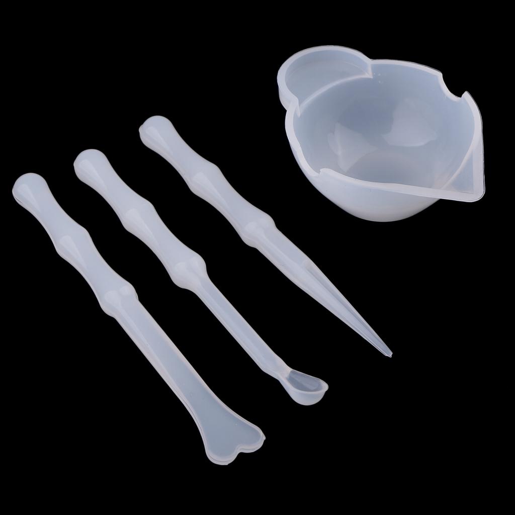 ชุดอุปกรณ์แม่พิมพ์เรซิน ถ้วยผส - Silicone Epoxy Resin Molds Set บทวิจารณ์และราคา