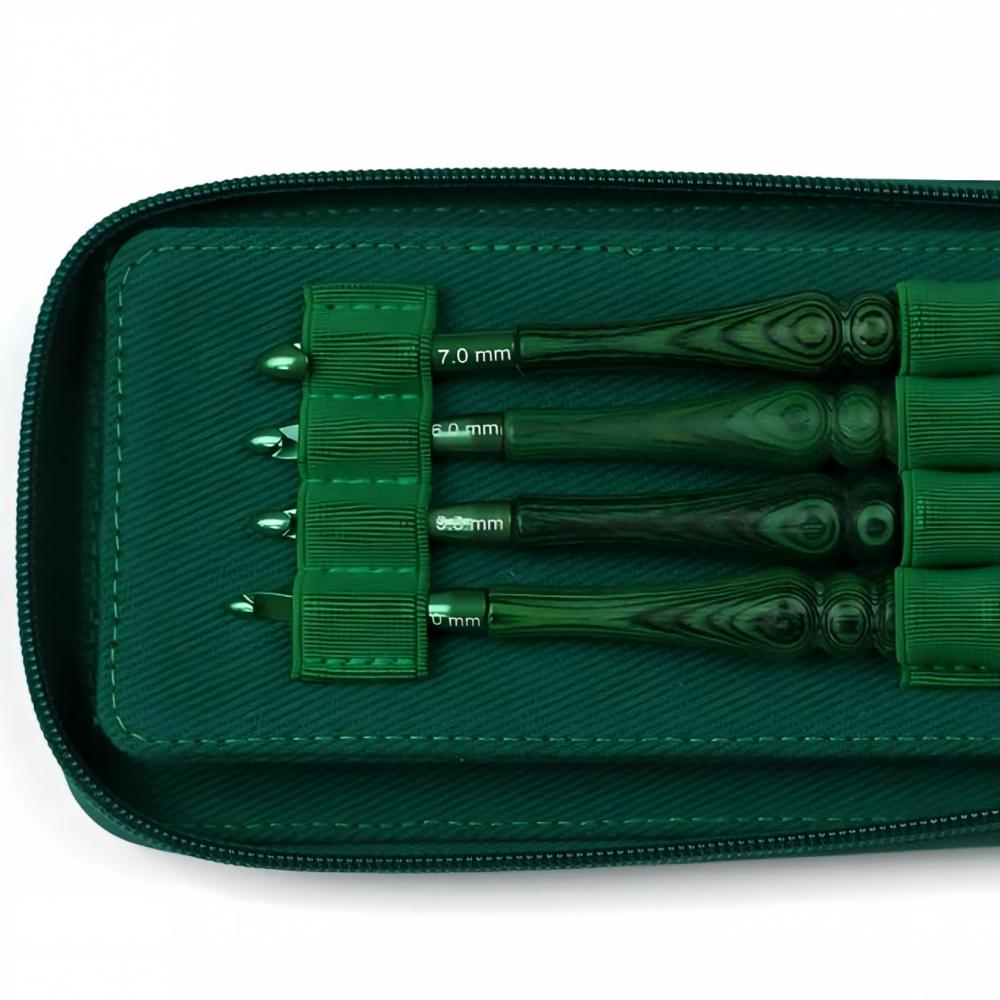 ชุดเข็มโครเชต์ ด้ามไม้สังเคราะ - Wooden Crochet Hooks Ergonomic Handle บทวิจารณ์และราคา