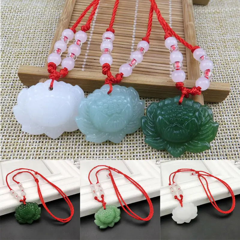 สร้อยคอจี้ลูกปัดหยกเขียวธรรมชา - Beading บทวิจารณ์และราคา