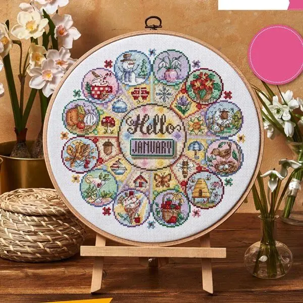 [CC4270 - ปีใหม่สุขสันต์] ชุดป - Cross Stitch Stamped Kits Beginners บทวิจารณ์และราคา