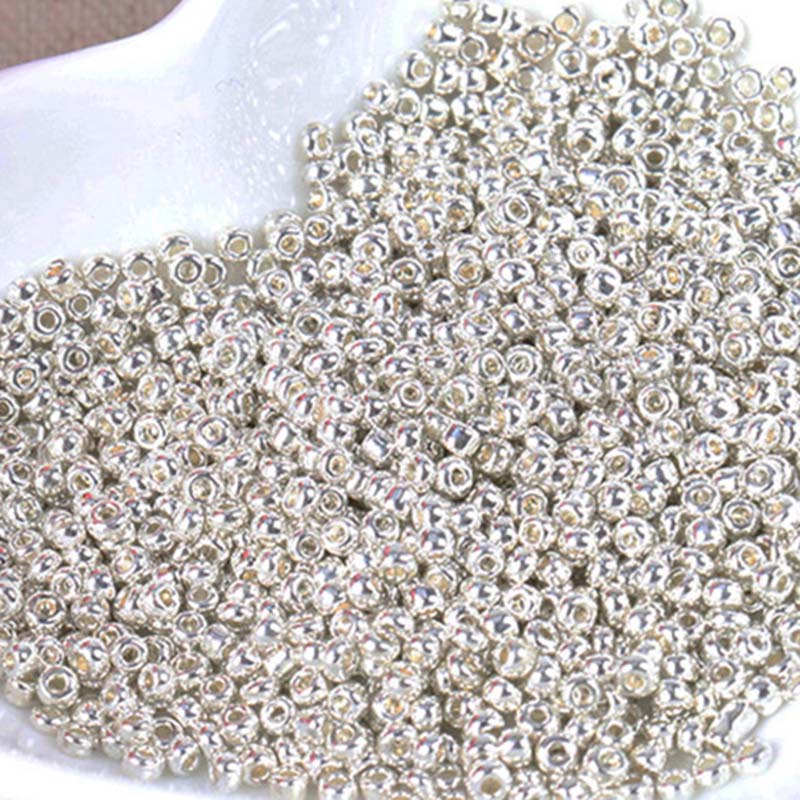 สีทองและสีเงิน2มม.3มม.4มม.แก้ว - Glass Seed Beads 2Mm Jewelry Making บทวิจารณ์และราคา