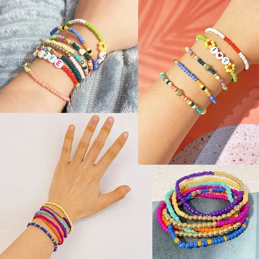 ลูกปัดแก้วหลากสี 10 กรัม เคลือ - Glass Seed Beads 2Mm Jewelry Making บทวิจารณ์และราคา