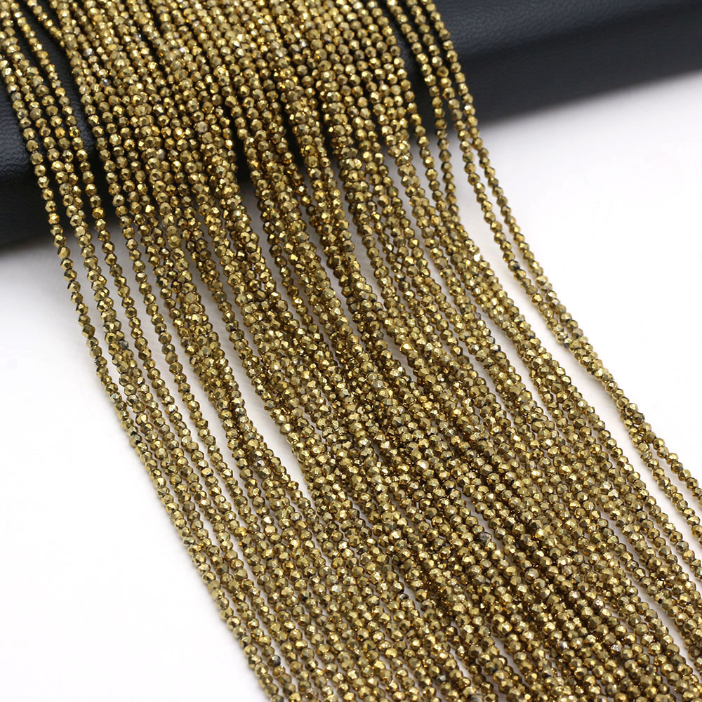 5 ชิ้น 2 มม.สีเหลืองทองหินธรรม - Glass Seed Beads 2Mm Jewelry Making บทวิจารณ์และราคา