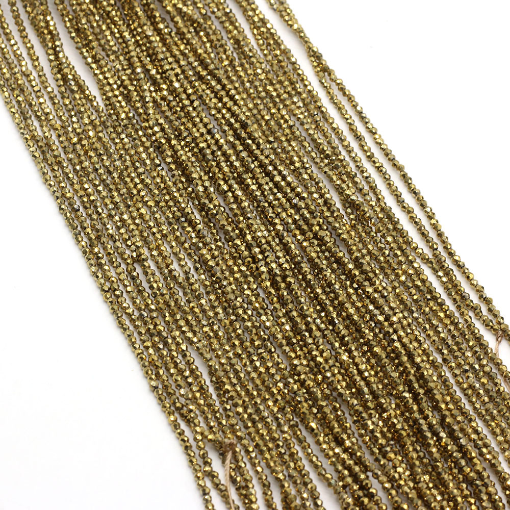 5 ชิ้น 2 มม.สีเหลืองทองหินธรรม - Glass Seed Beads 2Mm Jewelry Making บทวิจารณ์และราคา