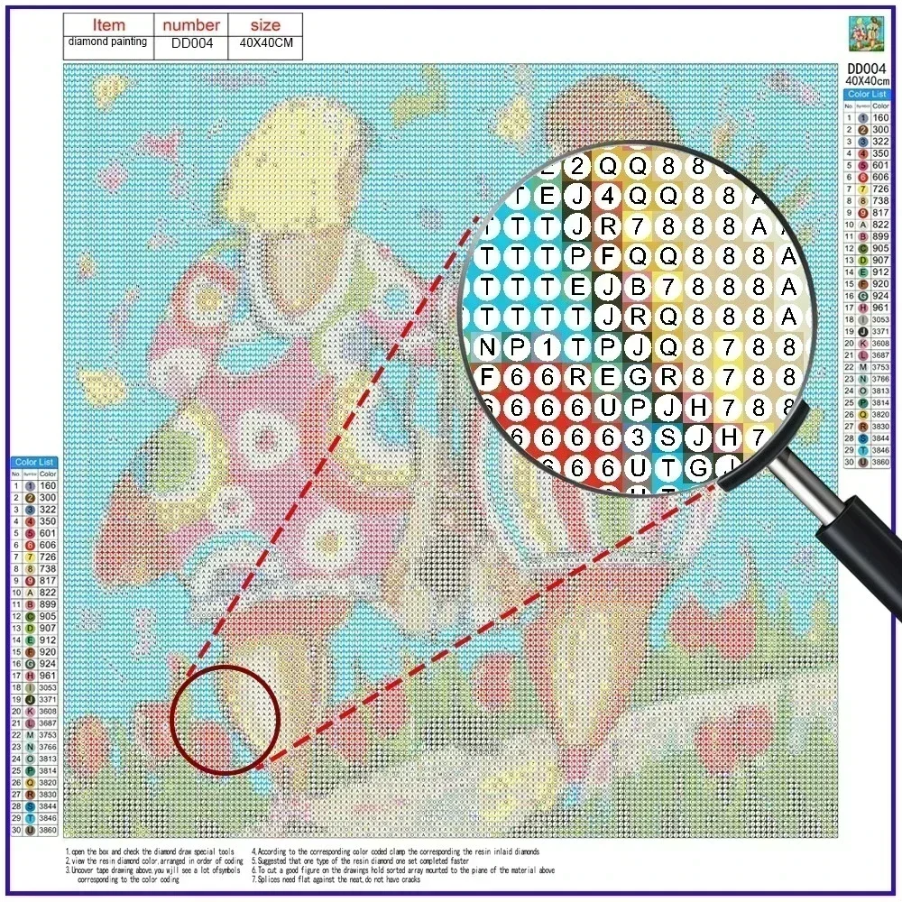 ภาพวาดเพชร 5 มิติ แบบไร้กรอบ 1 - Painting Supplies บทวิจารณ์และราคา
