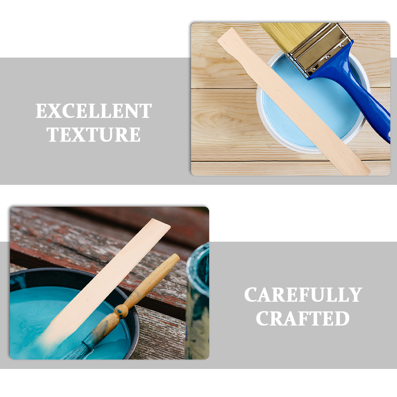 ไม้คนสีไม้เบิร์ช 50 ชิ้น สำหรั - Craft Tools บทวิจารณ์และราคา