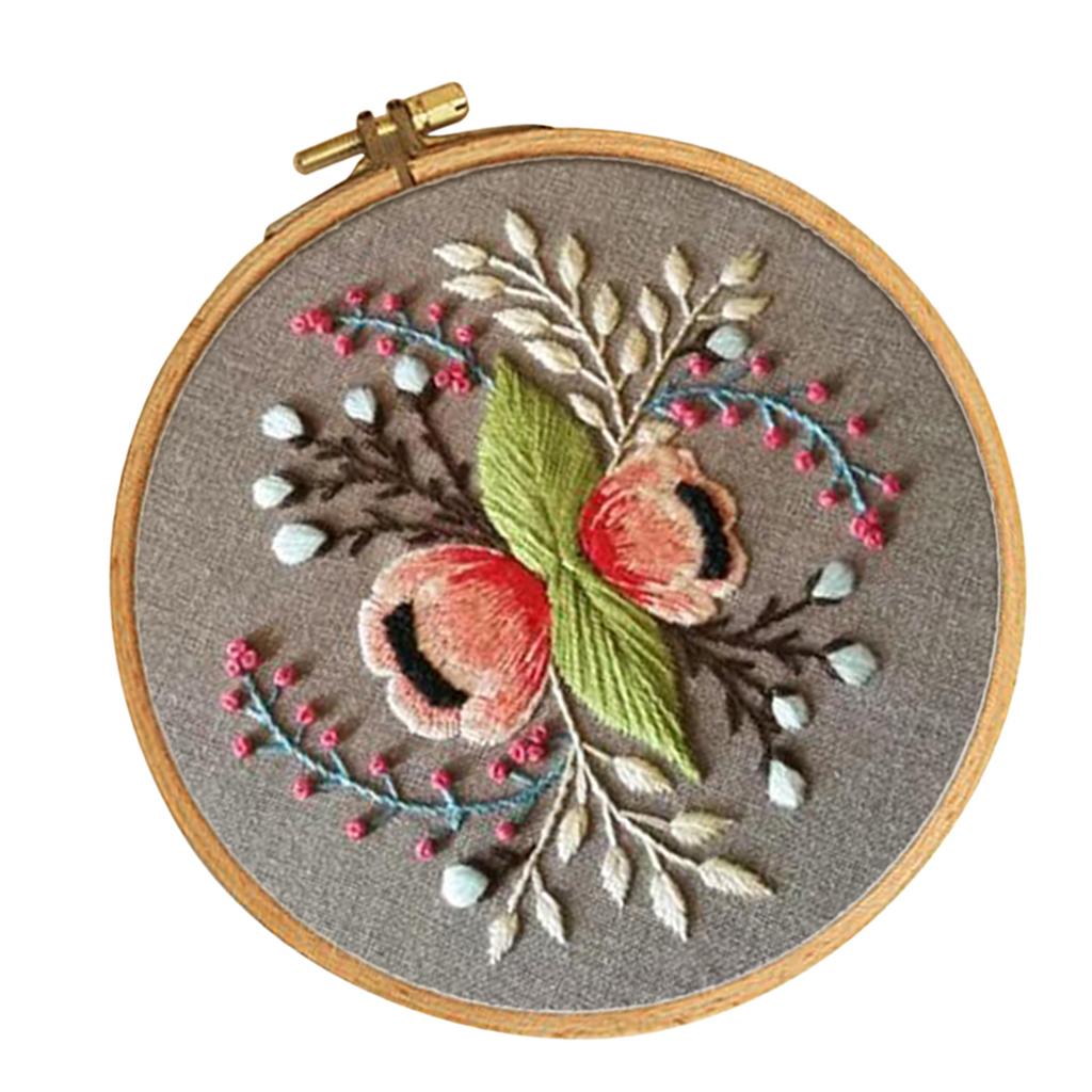 ชุดปักครอสสติชลายดอกไม้ ผ้าฝ้า - Cross Stitch Stamped Kits Beginners บทวิจารณ์และราคา