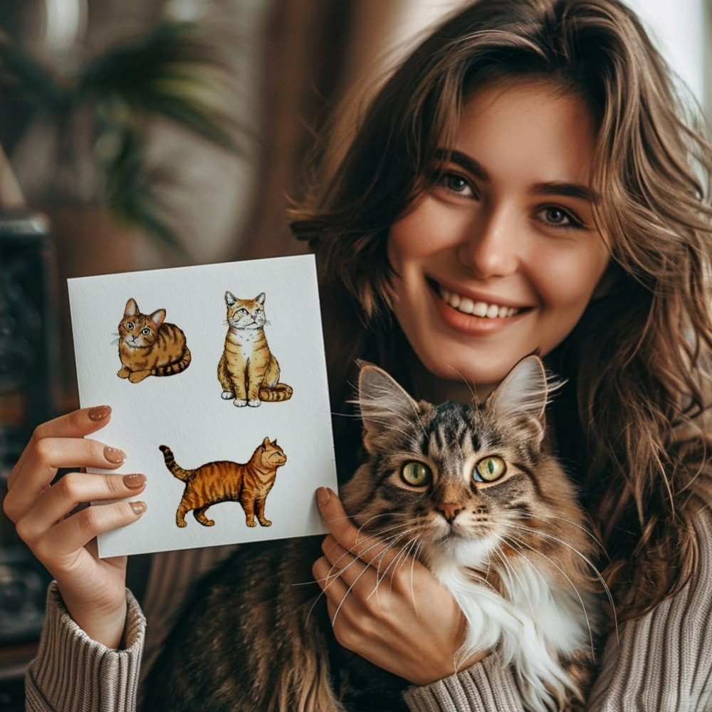 แมวล้างแสตมป์แมวที่สมจริงซิลิโ - Clear Silicone Stamps For Card Making บทวิจารณ์และราคา
